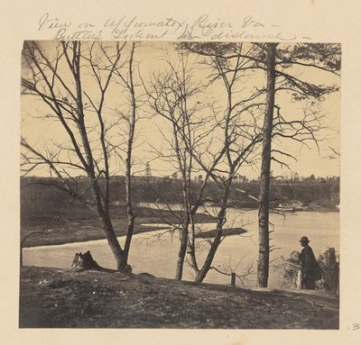 Uitzicht op Appomattox River, Virginia. Butler