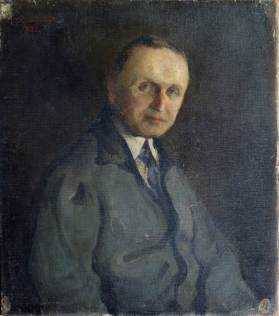Portret van de pianist Konstantin Igumnov 1873-1948, 1930 door A.K. Elsner