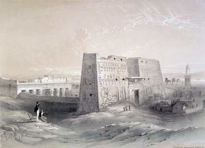 Tempel van Edfu, Egypte door AR Grieve