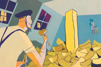 Frietjes, 2010 door A.Richard Allen