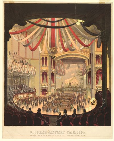 Interieur van de Muziekacademie gezien vanaf de Dress Circle door A. Brown and Company
