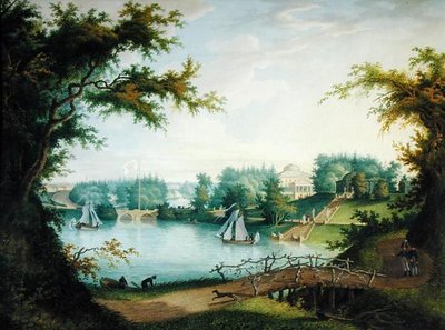 De Grote Stenen Brug en de Marienthal-trappen, 1803 door A. Bugreyev