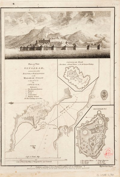 Plan en uitzicht van Gingerah door A.& Dalrymple Alexander & Begbie P. Werner