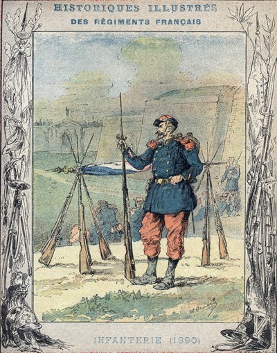 Franse infanterie door A. Demarle