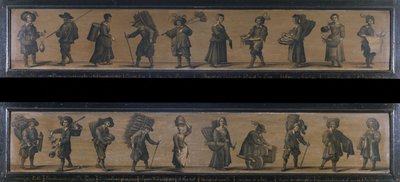 Les Cris de Paris, in 1634 door A. Doy
