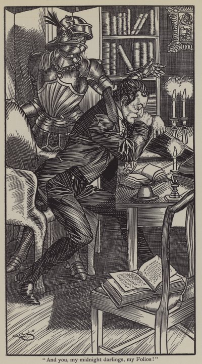 Illustratie voor The Essays of Elia door Charles Lamb door A. Garth Jones