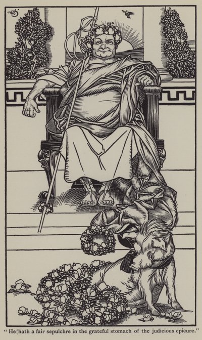 Illustratie voor The Essays of Elia door Charles Lamb door A. Garth Jones
