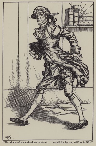 Illustratie voor The Essays of Elia door Charles Lamb door A. Garth Jones