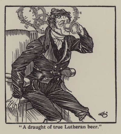 Illustratie voor The Essays of Elia door Charles Lamb door A. Garth Jones