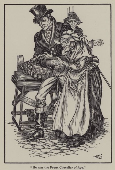 Illustratie voor The Essays of Elia door Charles Lamb door A. Garth Jones
