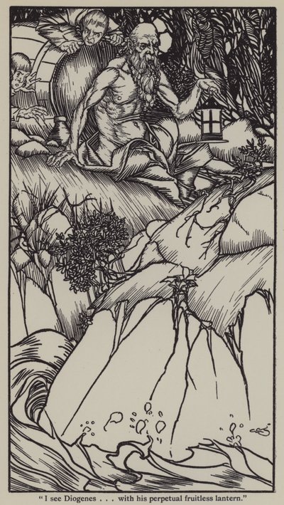 Illustratie voor The Essays of Elia door Charles Lamb door A. Garth Jones
