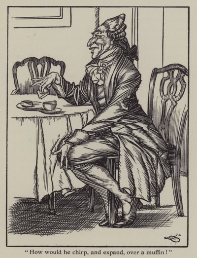 Illustratie voor The Essays of Elia door Charles Lamb door A. Garth Jones
