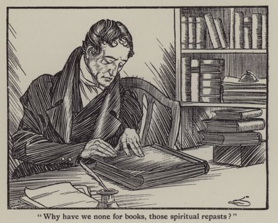 Illustratie voor The Essays of Elia door Charles Lamb door A. Garth Jones