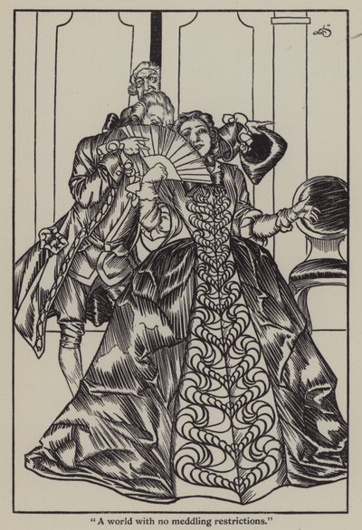 Illustratie voor The Essays of Elia door Charles Lamb door A. Garth Jones