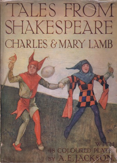 Voorpaginaontwerp, uit Tales from Shakespeare uitgegeven door Ward Lock & Co Ltd, 1930-40s door A. Jackson