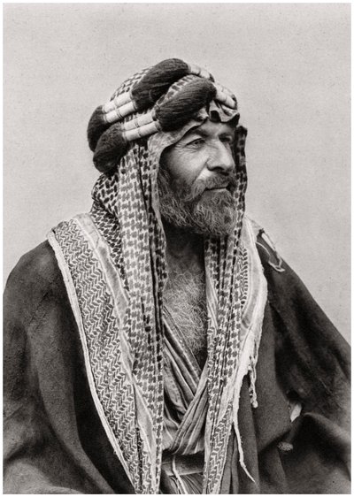 Een Arabische sjeik, Irak, 1925 door A. Kerim