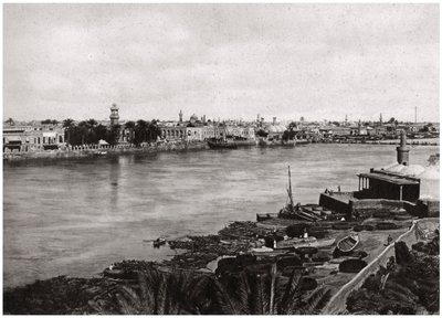 Modern Bagdad, de Stad van de Kaliefen, Irak 1925 door A. Kerim