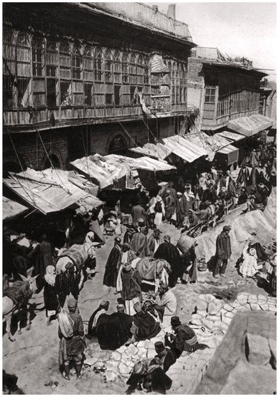 De Sheikh Gazal Markt in Ashar, Basra, Irak, 1925 door A. Kerim