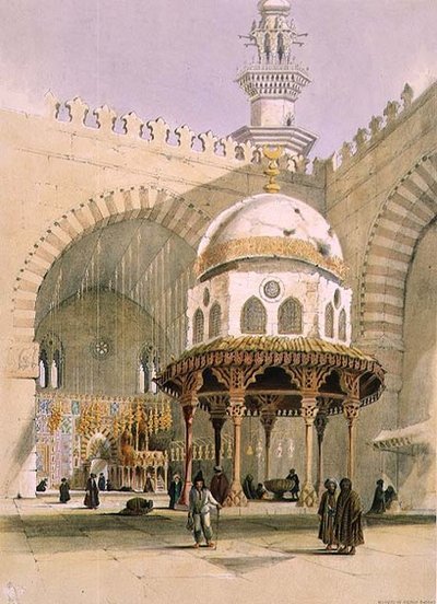 De Moskee van Sultan Hassan, Caïro, uitgegeven 1846 door A. Margaretta Burr