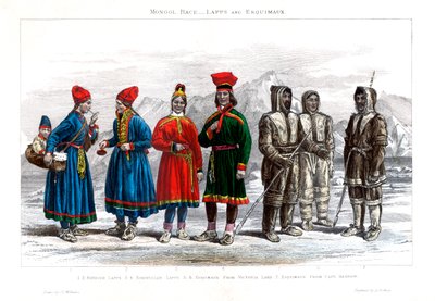 Mongoolse Ras, Lappen en Eskimo