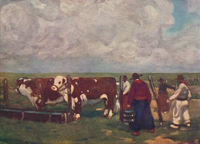 Stamboek Ossen op een Lemco Estancia, 1916 door A. S. Forrest