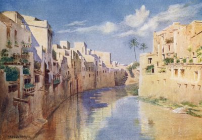 Orihuela aan de rivier Segura door A. Trevor Haddon