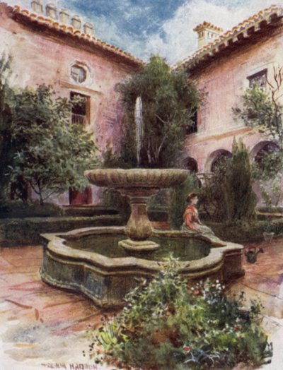 Het Alhambra, Tuin van Daraxa door A. Trevor Haddon