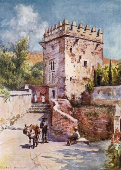 Het Alhambra, Torre de Los Picos door A. Trevor Haddon