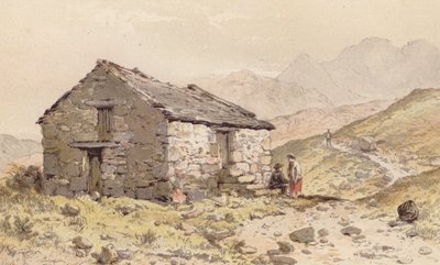 Hut bij Gorphwysfa, Noord-Wales door Aaron Edwin Penley