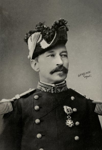 Portret van generaal Andre Louis (foto) door Aaron Gerschel