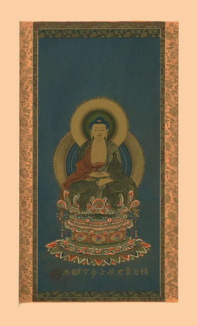 Amitabha, begin 19e eeuw, 1886 door Abbot of Zojoji