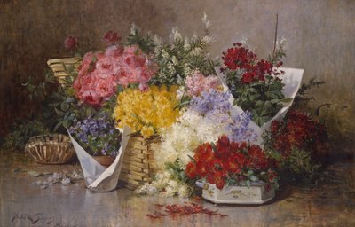 Floraal stilleven door Abbott Fuller Graves