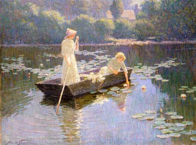 Waterlelies door Abbott Fuller Graves
