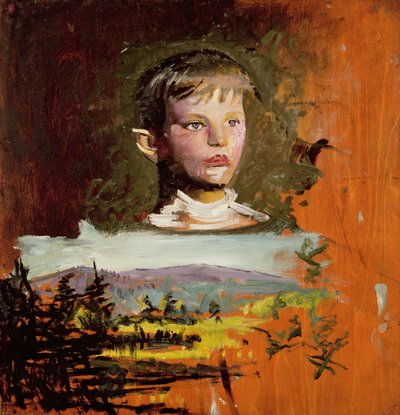 Hoofd van een Jongen, 1919 door Abbott Handerson Thayer