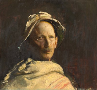 Zelfportret, 1919 door Abbott Handerson Thayer