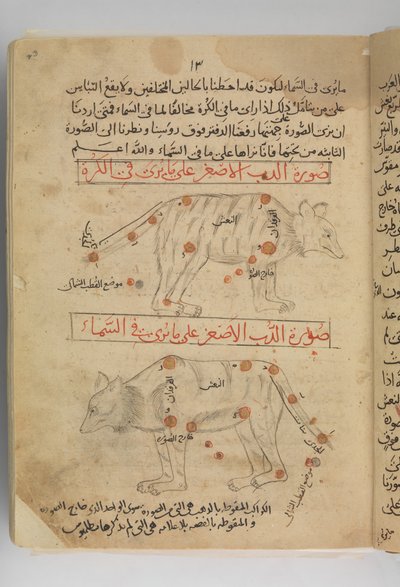 Kitab suwar al-kawakib al-thabita Boek van de Beelden van de Vaste Sterren, Iran, late 15e eeuw door Abd al Rahman al Sufi