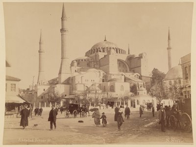 Sancta Sophia door Abdullah Frères