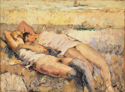 Twee vrienden, ca. 1925 door Abel Bertram