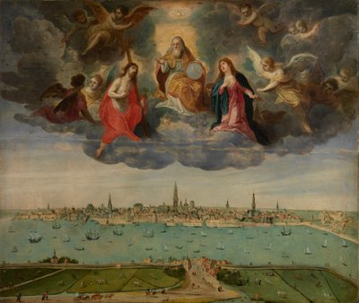Antwerpen en het Vlaams Hoofd in 1600, c.1600 door Abel Grimmer or Grimer