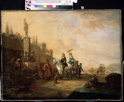 Ruiters door Abraham Jansz Begeyn