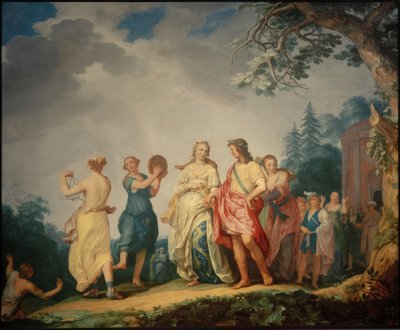 Amaryllis en Mirtillo door Abraham Bloemaert