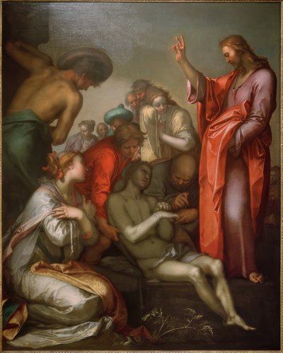 De Opwekking van Lazarus door Abraham Bloemaert