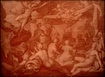 Feestmaal van de goden door Abraham Bloemaert
