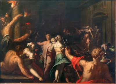 Judith toont het hoofd van Holofernes door Abraham Bloemaert