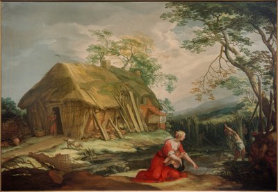 Latona en de Lycische boeren door Abraham Bloemaert
