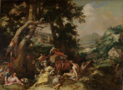 Preek van Johannes de Doper door Abraham Bloemaert