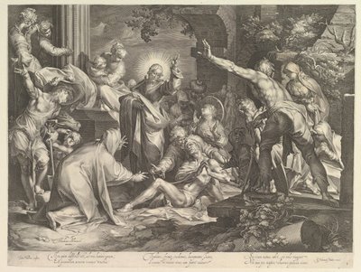 Opwekking van Lazarus door Abraham Bloemaert