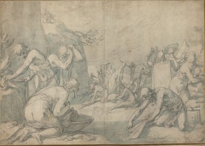 Rituele wassing van de Israëlieten door Abraham Bloemaert