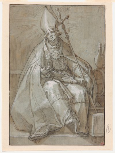 Sint Willibrord door Abraham Bloemaert