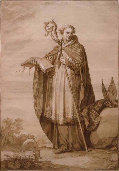 Sint Engelmundus door Abraham Bloemaert
